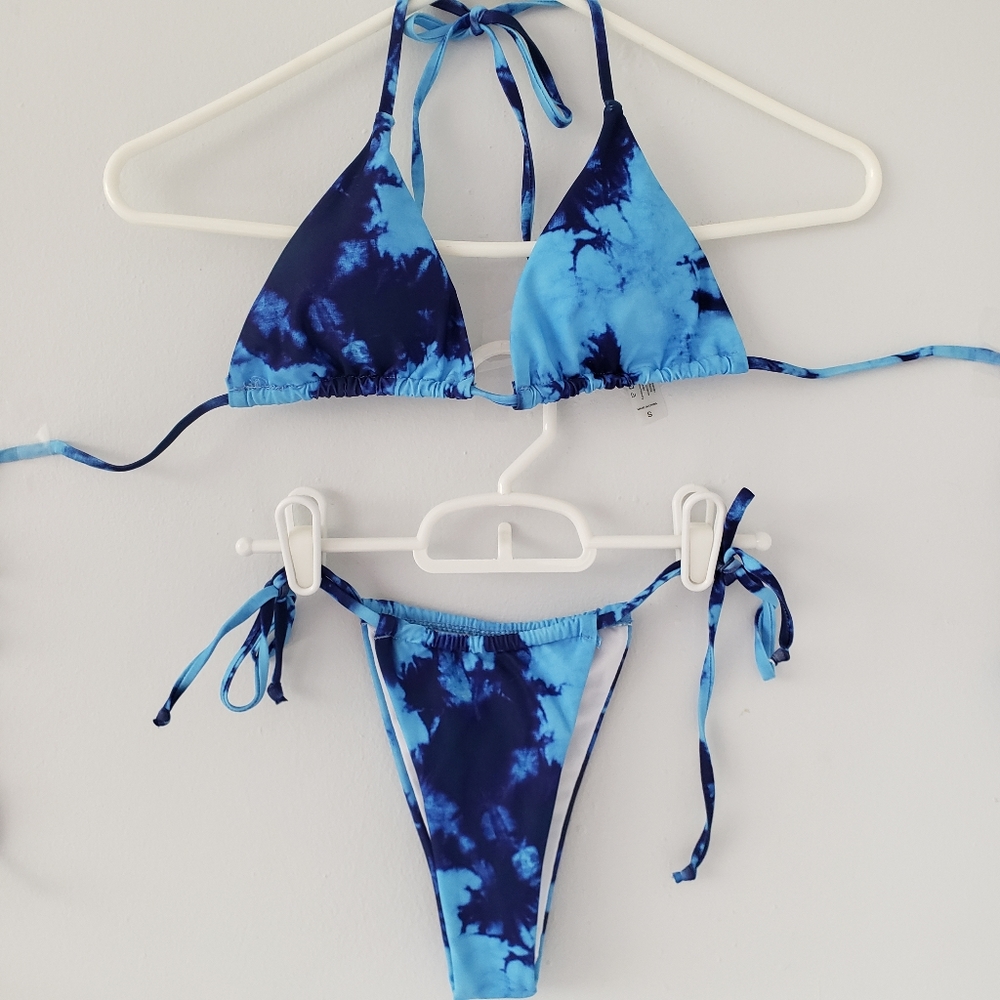 Blue TieDye Bikini
